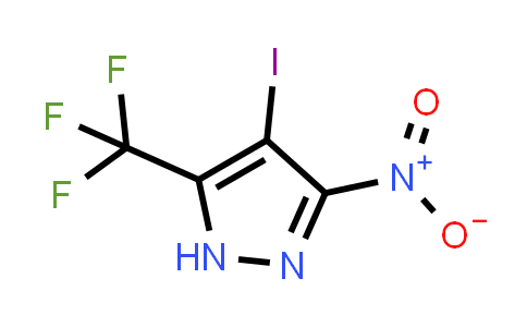 CAS No. 1354703-44-8, 4-Iodo-3-nitro-5-(trifluoromethyl)-1H-pyrazole