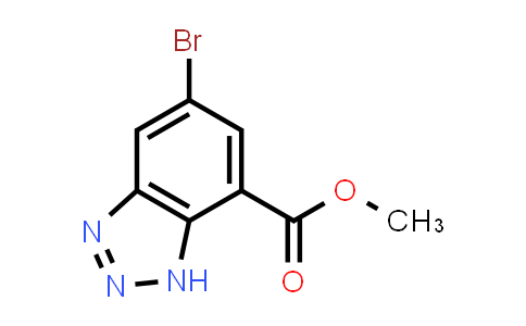 CAS No. 1354763-56-6, Methyl 5-bromo-1H-benzo[d][1,2,3]triazole-7-carboxylate