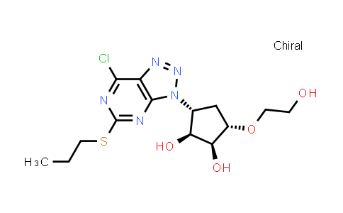 CAS No. 1354945-69-9, (1S,2S,3R,5S)-3-(7-Chloro-5-(propylthio)-3H-[1,2,3]triazolo[4,5-d]pyrimidin-3-yl)-5-(2-hydroxyethoxy)cyclopentane-1,2-diol