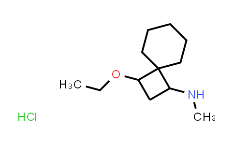 CAS No. 1354954-52-1, 3-Ethoxy-N-methylspiro[3.5]nonan-1-amine hydrochloride