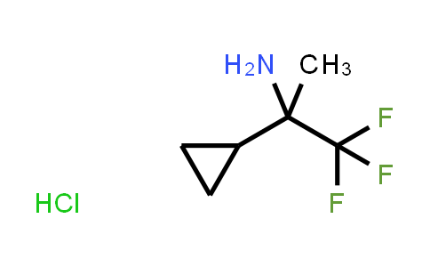 CAS No. 1354960-98-7, 2-Cyclopropyl-1,1,1-trifluoropropan-2-amine hydrochloride