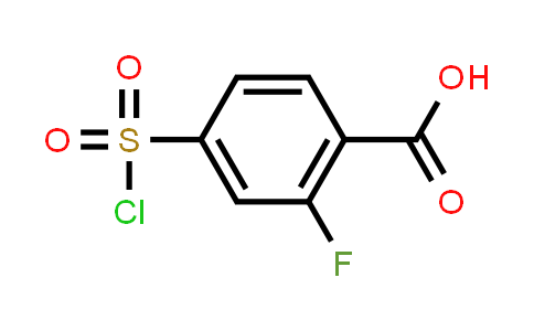 CAS No. 1354962-26-7, 4-(Chlorosulfonyl)-2-fluorobenzoic acid
