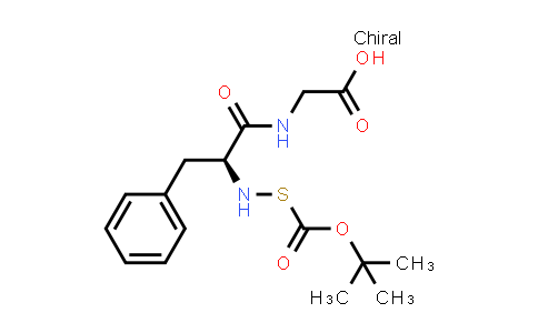 CAS No. 1355078-27-1, Glycine, N-[(1,1-dimethylethoxy)carbonyl]thio-L-phenylalanyl-