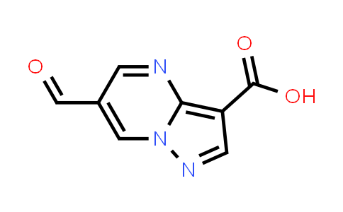 CAS No. 1356016-23-3, 6-Formylpyrazolo[1,5-a]pyrimidine-3-carboxylic acid