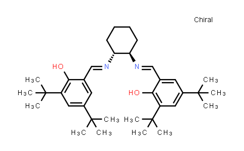 CAS No. 135616-40-9, 6,6'-((1E,1'E)-(((1R,2R)-Cyclohexane-1,2-diyl)bis(azanylylidene))bis(methanylylidene))bis(2,4-di-tert-butylphenol)