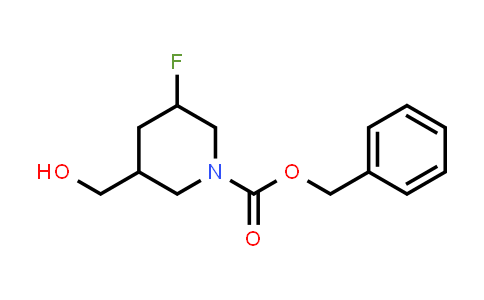 CAS No. 1356342-79-4, Benzyl 3-fluoro-5-(hydroxymethyl)piperidine-1-carboxylate
