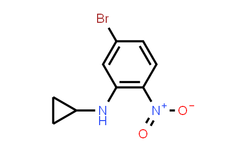 CAS No. 1356483-75-4, 5-Bromo-N-cyclopropyl-2-nitroaniline