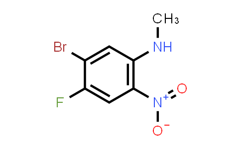 CAS No. 1356483-97-0, 5-Bromo-4-fluoro-N-methyl-2-nitroaniline