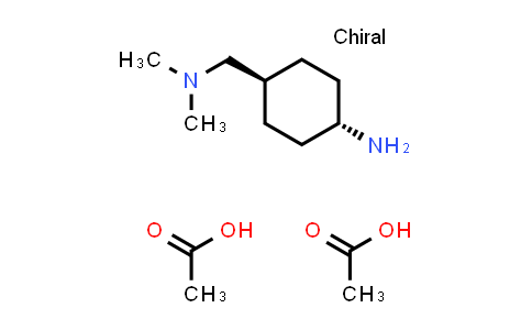 CAS No. 1356953-44-0, trans-4-((Dimethylamino)methyl)cyclohexanamine diacetate