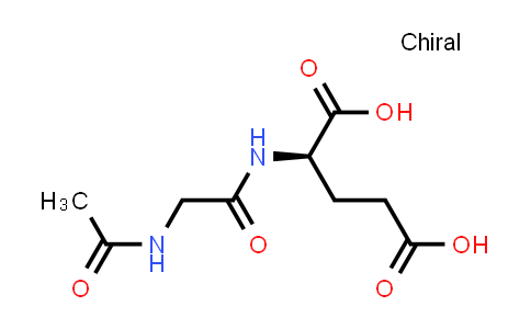 CAS No. 135701-69-8, D-Glutamic acid, N-(N-acetylglycyl)-