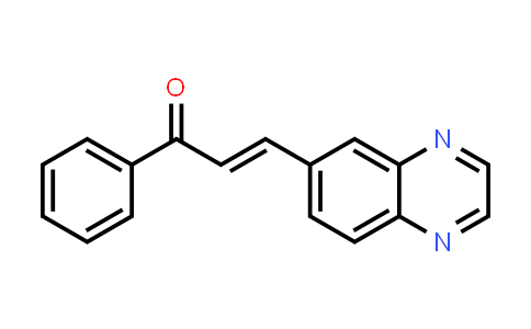 CAS No. 1357063-34-3, (2E)-1-Phenyl-3-(6-quinoxalinyl)-2-propen-1-one