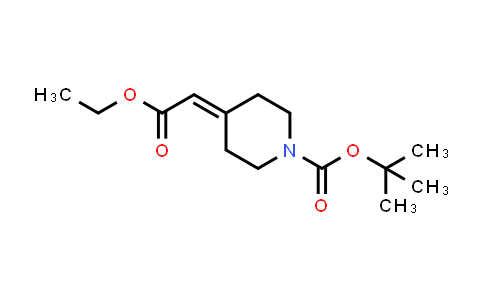 CAS No. 135716-08-4, tert-Butyl 4-(2-ethoxy-2-oxoethylidene)piperidine-1-carboxylate