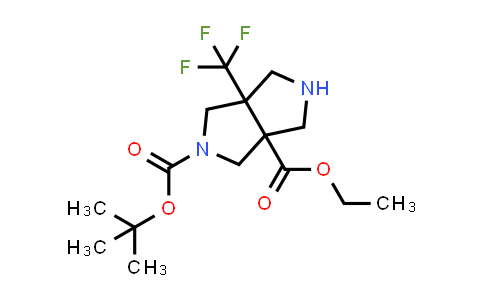 CAS No. 1357352-35-2, 2-(tert-Butyl) 3a-ethyl 6a-(trifluoromethyl)tetrahydropyrrolo[3,4-c]pyrrole-2,3a(1H,3H)-dicarboxylate