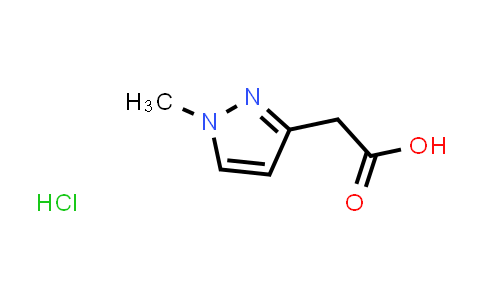 CAS No. 1357353-48-0, 2-(1-Methyl-1H-pyrazol-3-yl)acetic acid hydrochloride