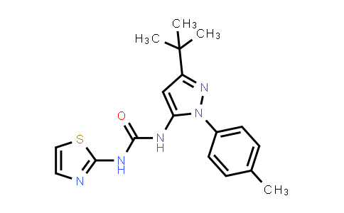 DY519609 | 1357621-28-3 | Urea, N-[3-(1,1-dimethylethyl)-1-(4-methylphenyl)-1H-pyrazol-5-yl]-N'-2-thiazolyl-