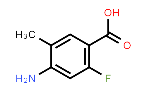 CAS No. 1357943-26-0, 4-Amino-2-fluoro-5-methylbenzoic acid