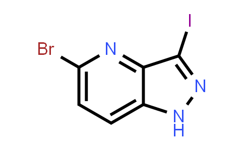 CAS No. 1357946-54-3, 5-Bromo-3-iodo-1H-pyrazolo[4,3-b]pyridine