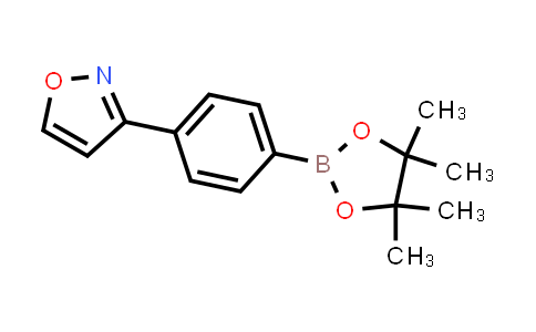 CAS No. 1358779-00-6, 3-(4-(4,4,5,5-Tetramethyl-1,3,2-dioxaborolan-2-yl)phenyl)isoxazole