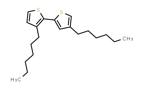 CAS No. 135926-93-1, 3,4'-Dihexyl-2,2'-bithiophene