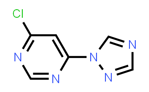 CAS No. 135948-75-3, 4-Chloro-6-(1,2,4-triazol-1-yl)pyrimidine