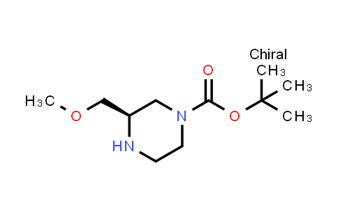 CAS No. 1359658-32-4, tert-Butyl (R)-3-(methoxymethyl)piperazine-1-carboxylate