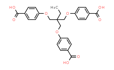 CAS No. 1359740-23-0, 4,4'-[[2-[(4-Carboxyphenoxy)methyl]-2-ethyl-1,3-propanediyl]bis(oxy)]bis-Benzoic acid