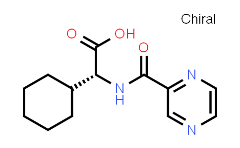 CAS No. 1359843-82-5, (R)-2-cyclohexyl-2-(pyrazine-2-carboxamido)acetic acid