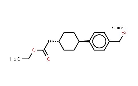 CAS No. 1359943-47-7, Ethyl 2-((trans-4-(4-(bromomethyl)phenyl)cyclohexyl)acetate