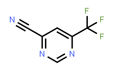 CAS No. 1359996-77-2, 6-(Trifluoromethyl)pyrimidine-4-carbonitrile