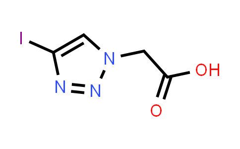 CAS No. 1360607-69-7, 2-(4-Iodo-1H-1,2,3-triazol-1-yl)acetic acid