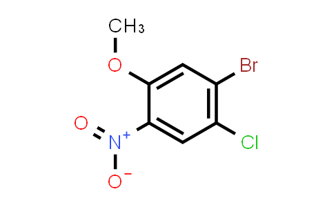 CAS No. 1360616-77-8, 1-Bromo-2-chloro-5-methoxy-4-nitrobenzene