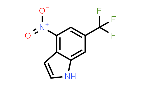 CAS No. 1360883-24-4, 4-Nitro-6-(trifluoromethyl)-1H-indole