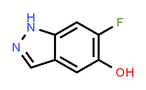 CAS No. 1360884-19-0, 6-Fluoro-1H-indazol-5-ol
