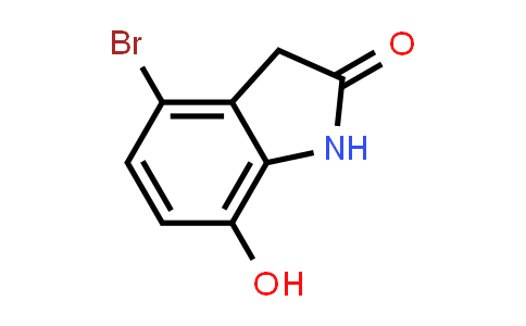 CAS No. 1360886-92-5, 4-Bromo-7-hydroxy-2,3-dihydro-1H-indol-2-one