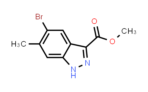 CAS No. 1360928-27-3, Methyl 5-bromo-6-methyl-1H-indazole-3-carboxylate