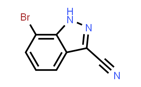 CAS No. 1360941-93-0, 7-Bromo-1H-indazole-3-carbonitrile