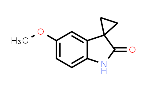 CAS No. 1360946-96-8, 5'-Methoxy-1',2'-dihydrospiro[cyclopropane-1,3'-indole]-2'-one