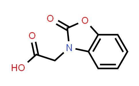 CAS No. 13610-49-6, (2-Oxo-1,3-benzoxazol-3(2H)-yl)acetic acid