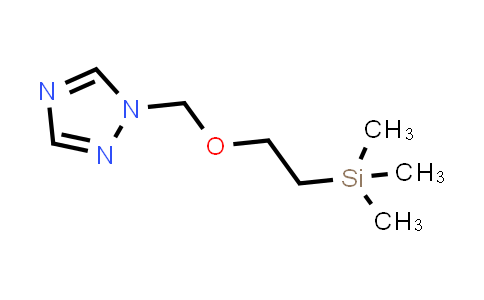 CAS No. 136118-56-4, 1-((2-(Trimethylsilyl)ethoxy)methyl)-1H-1,2,4-triazole