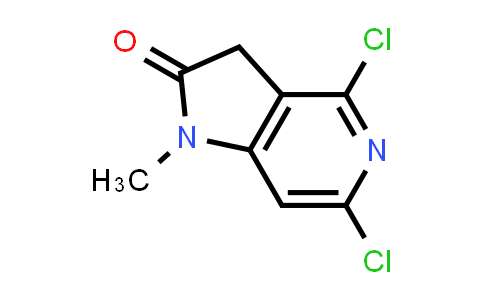 CAS No. 1361410-15-2, 4,6-Dichloro-1-methyl-1,3-dihydro-2H-pyrrolo[3,2-c]pyridin-2-one