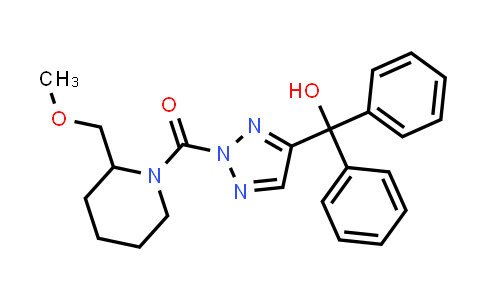 CAS No. 1361531-54-5, Methanone, [4-(hydroxydiphenylmethyl)-2H-1,2,3-triazol-2-yl][2-(methoxymethyl)-1-piperidinyl]-
