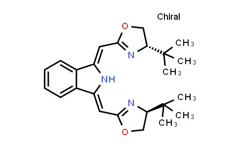 MC519790 | 1361563-41-8 | (1Z,3Z)-1,3-Bis[[(4S)-4,5-dihydro-4-(tert-butyl)-2-oxazolyl]methylene]-2,3-dihydro-1H-isoindole