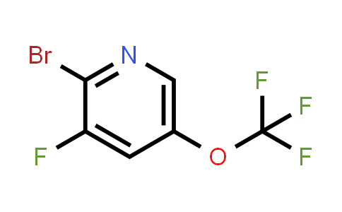 CAS No. 1361774-82-4, Pyridine, 2-bromo-3-fluoro-5-(trifluoromethoxy)-