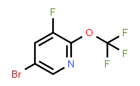 CAS No. 1361893-62-0, 5-Bromo-3-fluoro-2-(trifluoromethoxy)pyridine