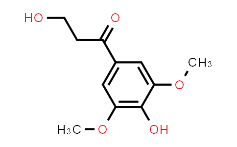CAS No. 136196-47-9, 3-Hydroxy-1-(4-hydroxy-3,5-dimethoxyphenyl)propan-1-one