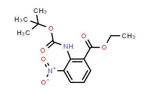 CAS No. 136285-65-9, Ethyl 2-((tert-butoxycarbonyl)amino)-3-nitrobenzoate
