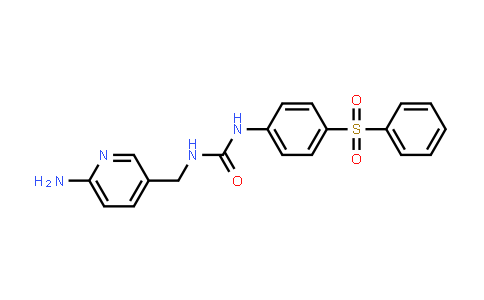 CAS No. 1363130-82-8, Urea, N-[(6-amino-3-pyridinyl)methyl]-N'-[4-(phenylsulfonyl)phenyl]-