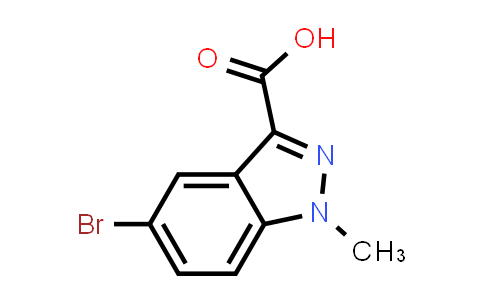 CAS No. 1363380-96-4, 5-Bromo-1-methyl-1H-indazole-3-carboxylic acid