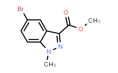 CAS No. 1363381-41-2, Methyl 5-bromo-1-methyl-1H-indazole-3-carboxylate