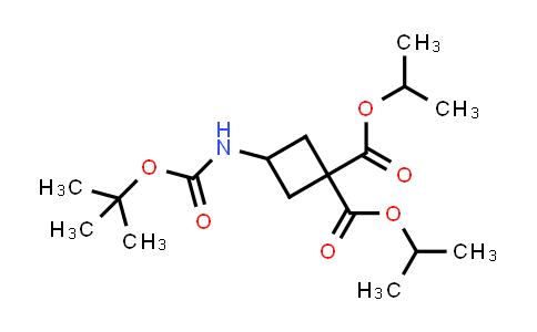 CAS No. 1363382-20-0, Diisopropyl 3-((tert-butoxycarbonyl)amino)cyclobutane-1,1-dicarboxylate